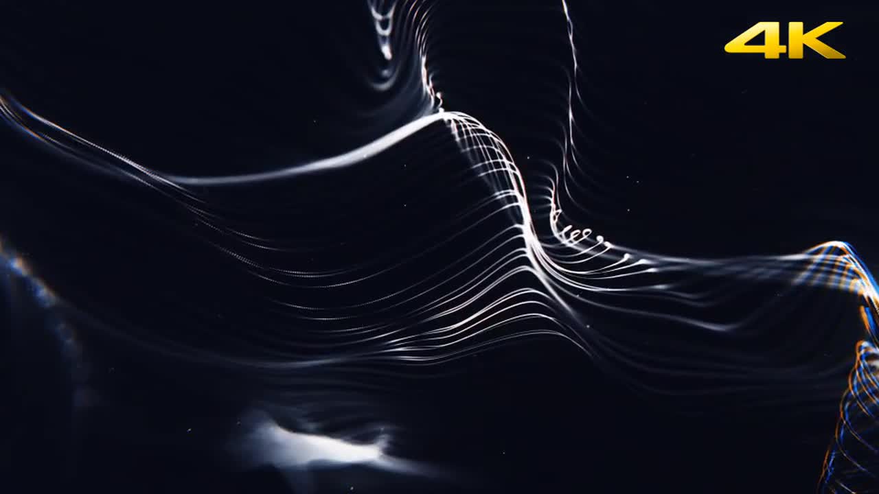 Black Waves Background 4K - Stock Motion Graphics | Motion Array