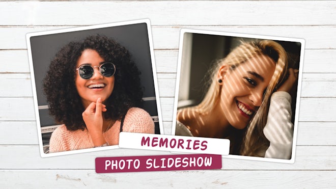 Memories Freebies template preview