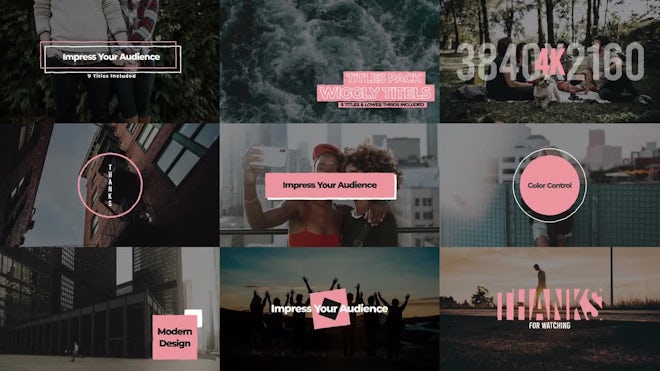 Wiggly Titles Pack V8 Freebies template preview