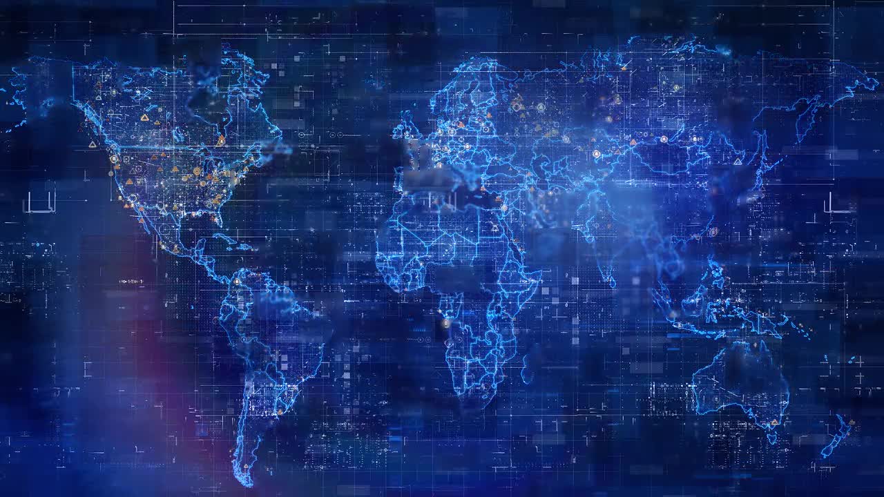 World Map - Stock Motion Graphics | Motion Array