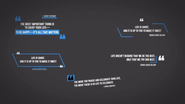 Quotes: After Effects Templates