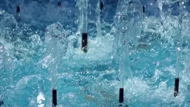 Pure Water Fountain: Stock Video