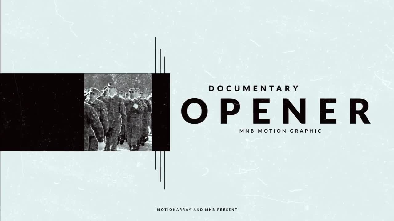 Cinematic Documentary After Effects Templates Motion Array