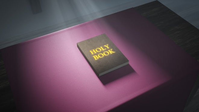 Holy Book Freebies template preview