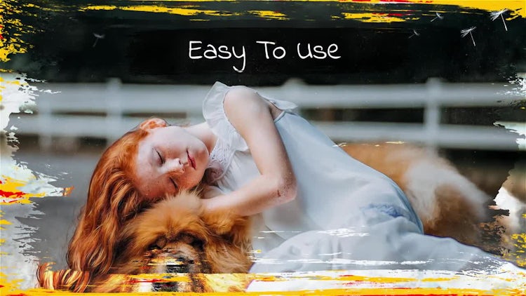 Brush Dynamic - Color Slideshow: Premiere Pro Templates