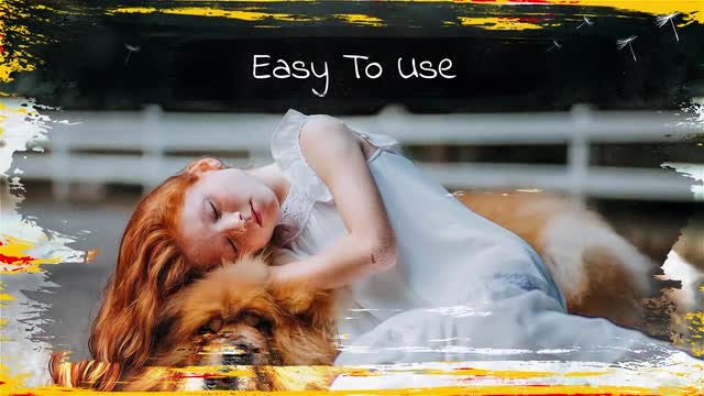 Brush Dynamic - Color Slideshow: Premiere Pro Templates