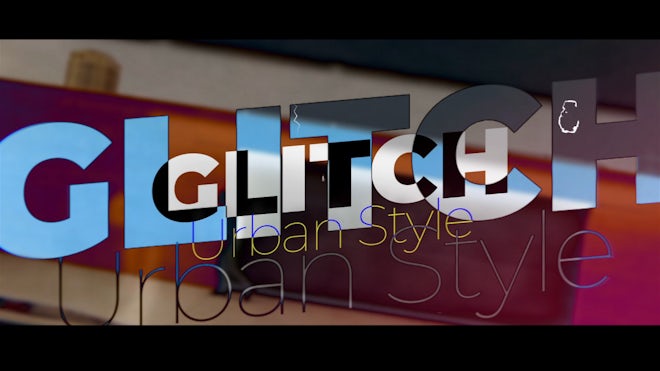 Urban Glitch Style Freebies template preview