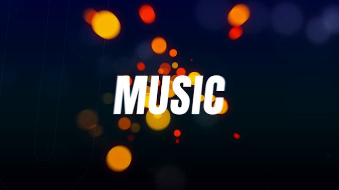 Music Party Promo Freebies template preview