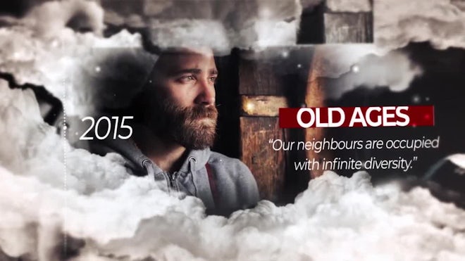 History Slideshow Freebies template preview