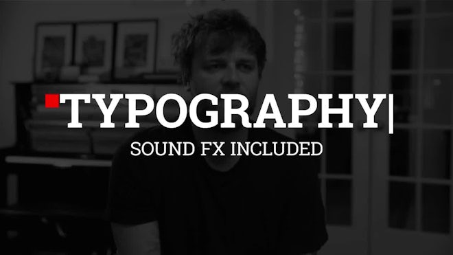 Typography Freebies template preview