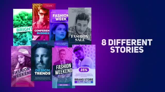 8 Different Stories: Premiere Pro Templates