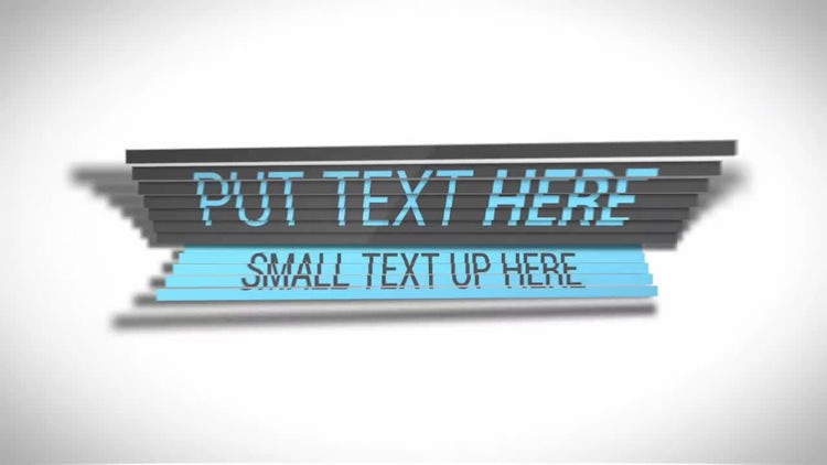 Sliced Type: After Effects Templates