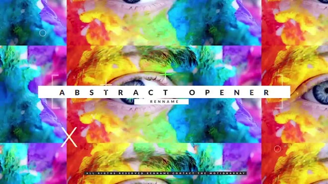 Abstract Opener Freebies template preview