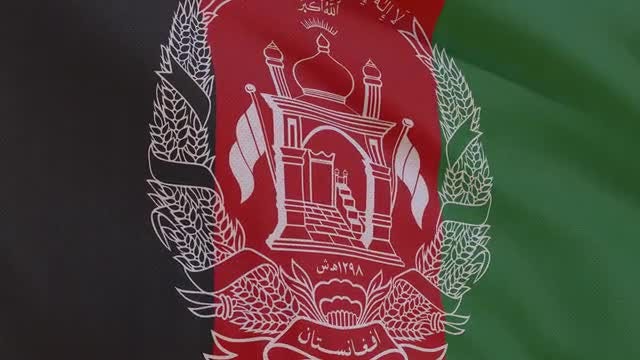 Afghanistan Flag: Stock Motion Graphics