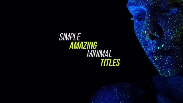 Simple & Miminal Titles: Premiere Pro Templates
