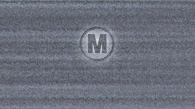 TV Noise Logo Reveal Freebies template preview