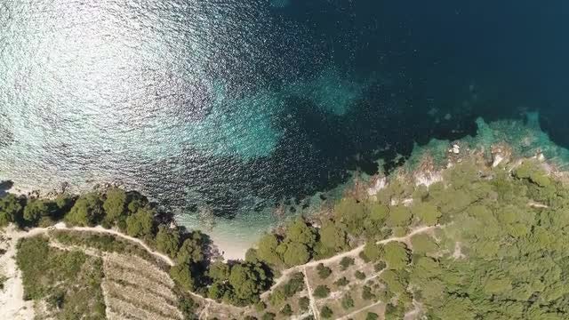 Sunlight Glare On Sea: Stock Video
