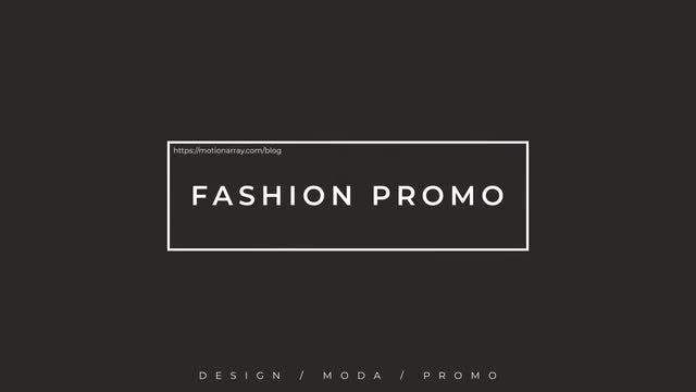 Fashion Opener: After Effects Templates