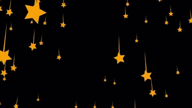 Falling Yellow Stars - Stock Motion Graphics | Motion Array