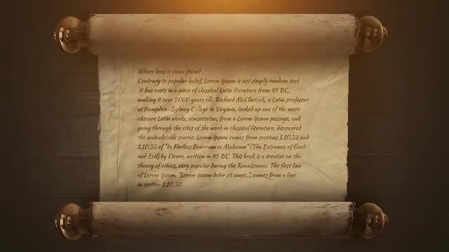 Scroll Text Reveal: After Effects Templates
