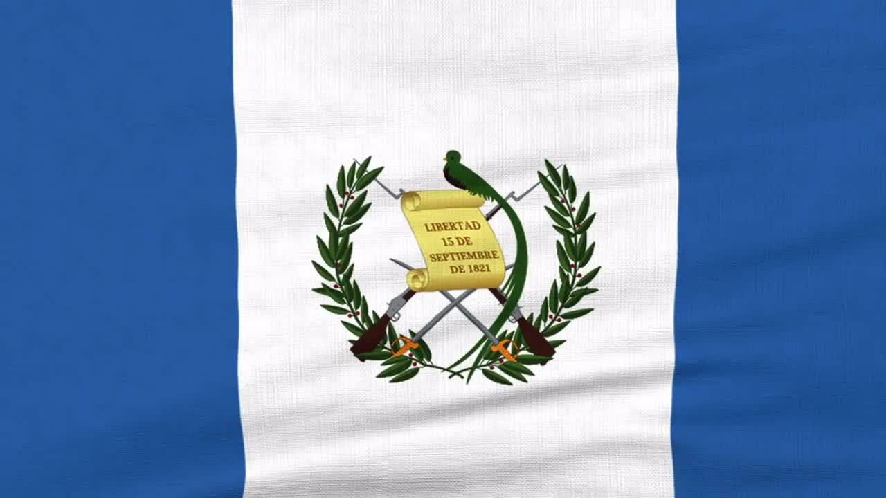 National Flag Of Guatemala - Stock Motion Graphics | Motion Array