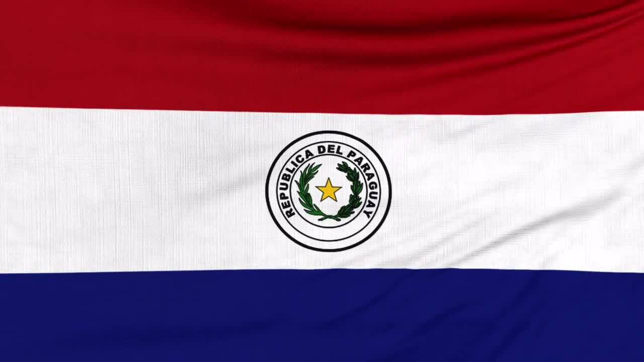 National Flag Of Paraguay - Stock Motion Graphics | Motion Array