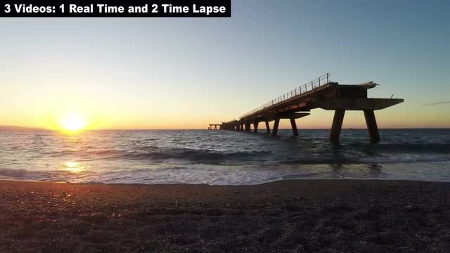 Old Wharf Time-Lapse: Stock Video