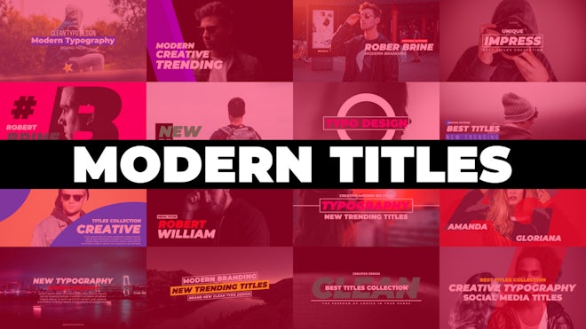 Titles Freebies template preview
