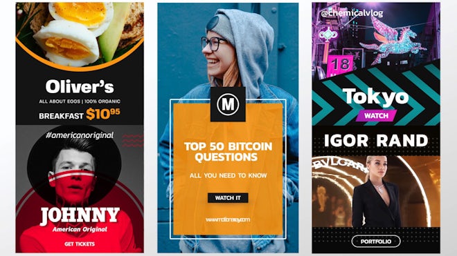 Stories & Posts III Freebies template preview