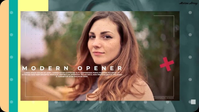 Modern Opener Freebies template preview