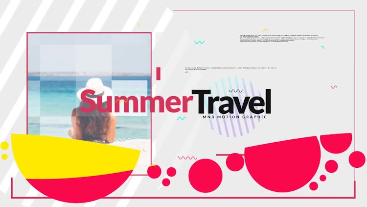 Summer And Travel: After Effects Templates