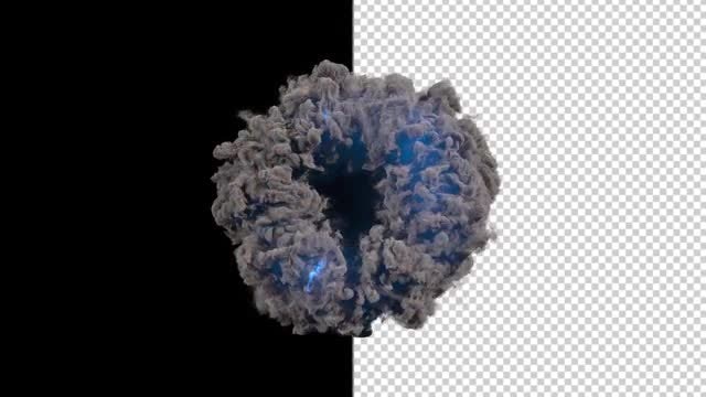 Portal Smoke Ring: Stock Motion Graphics
