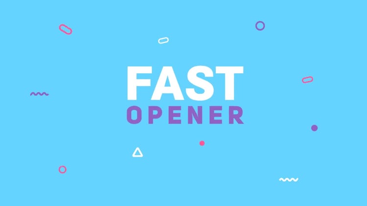 Fast Colorful Opener: After Effects Templates