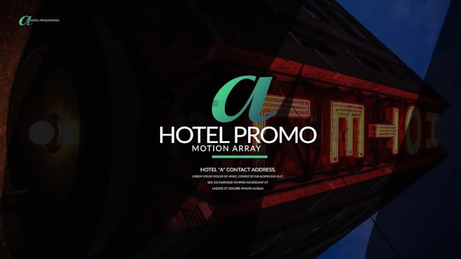 Hotel Promo Freebies template preview