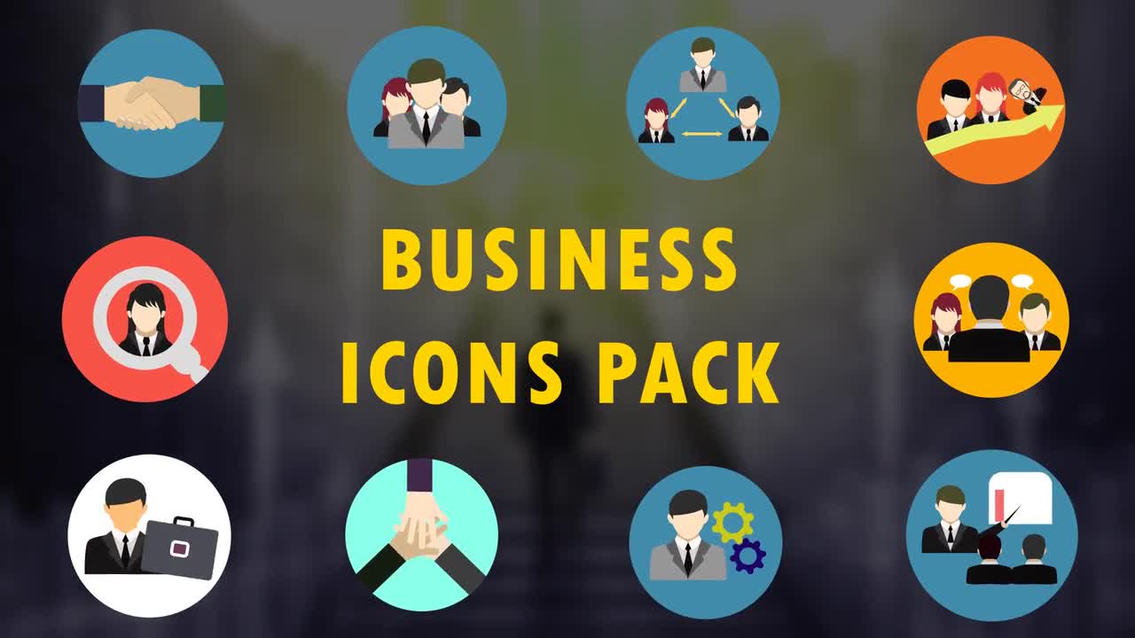 Animated Business Icons - Stock Motion Graphics | Motion Array