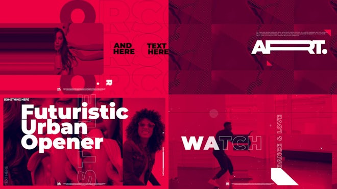 Futuristic Urban Opener Freebies template preview