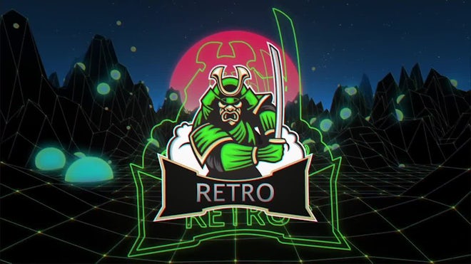 80s Retro Logo Freebies template preview