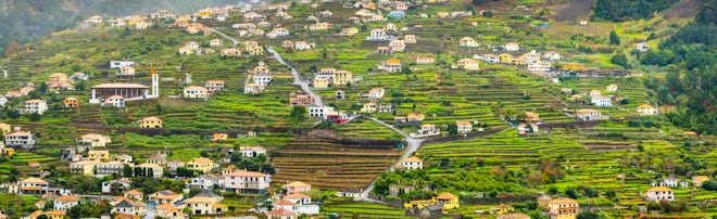 Traditional Mountain Terrace Village Sao Vicente On Madeira Island ...