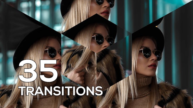 Transitions Freebies template preview