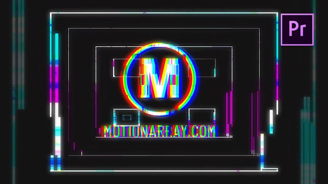 Rich Logo Glitch Freebies template preview