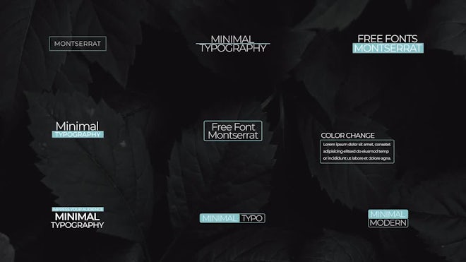 Minimal Titles Pack V2 Freebies template preview