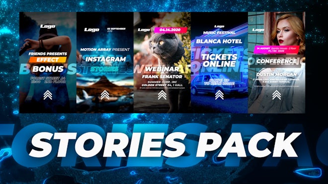 Instagram Stories Pack Freebies template preview