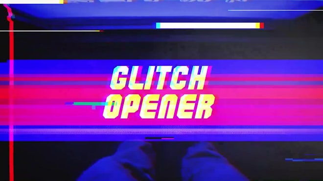 Fast Glitch Opener Freebies template preview