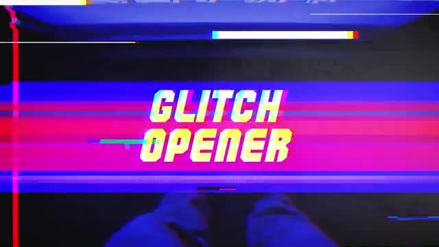 Fast Glitch Opener: After Effects Templates