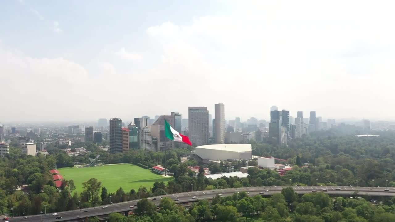 Campo Marte, Mexico City Stock Video Motion Array