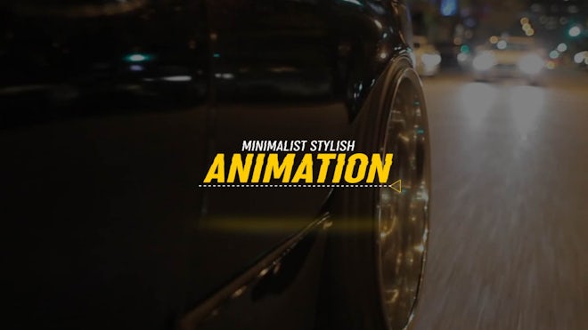 Minimal Glitch Titles Freebies template preview