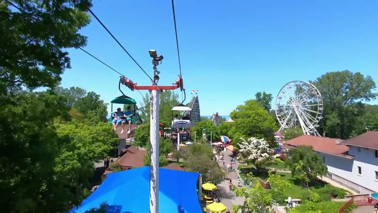 Chairlift Time-Lapse: Stock Video