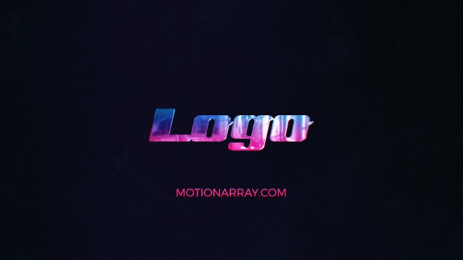 Neon Glossy Logo Freebies template preview