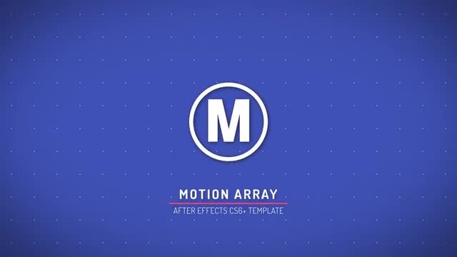 Simple Flat Logo Reveal: After Effects Templates