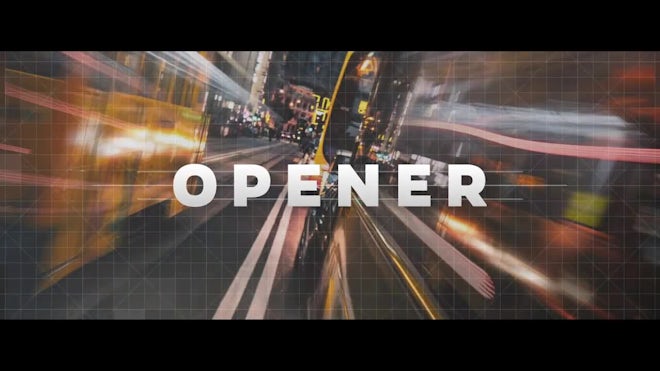 Logo Reveal - Strips Opener Freebies template preview